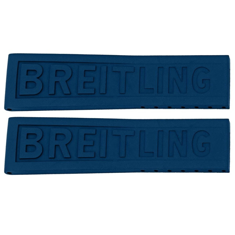 Breitling Diver Pro III 24mm Blue Rubber Strap for Deployment Buckle 160S - Image 1 of 1
