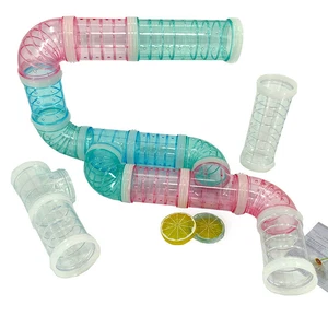 Training Playing Tool External Tunnel Hamster Toys Hamster Cage Hamster Pipel-wf - Photo 1/15