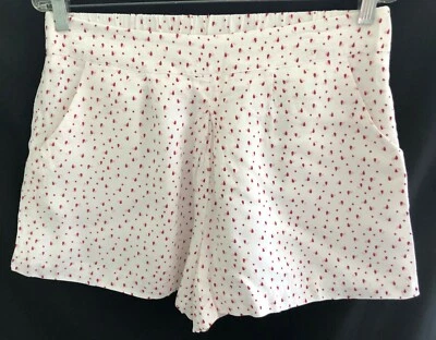 Pantalones Cortos Lauren Conrad Para Disney Rosa y Blanco Estampado Lágrima - Talla Mediana  Foto 1 de 2