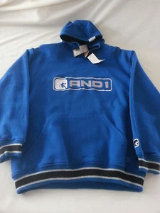 Youth Boys LARGE AND1 Basketball Hoodie Logo Hooded Sweatshirt New W Tags 14-16 - Picture 1 of 7