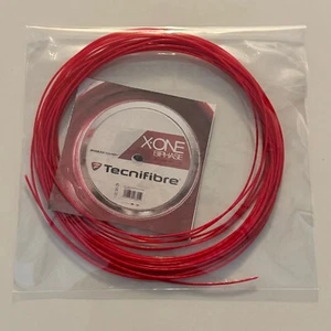 Tecnifibre X-One Biphase Red Squash String 9m Set (Unpackaged) - 18g/1.18mm - Picture 1 of 2