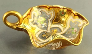 = Ea. Plato de caramelo Moser del siglo XX esmaltes multicolores, ricamente dorado - Imagen 1 de 23