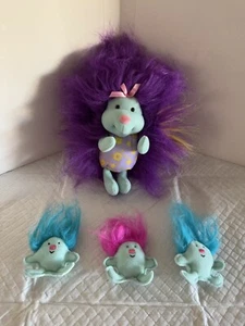Lil Fursons Fuzzy Plush With 3 Babies - Picture 1 of 4