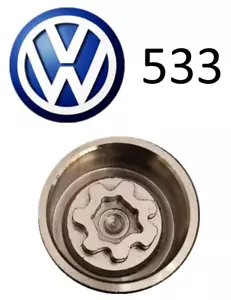 VW New Locking Wheel Nut Key With Letter P, Code 533 - Picture 1 of 1