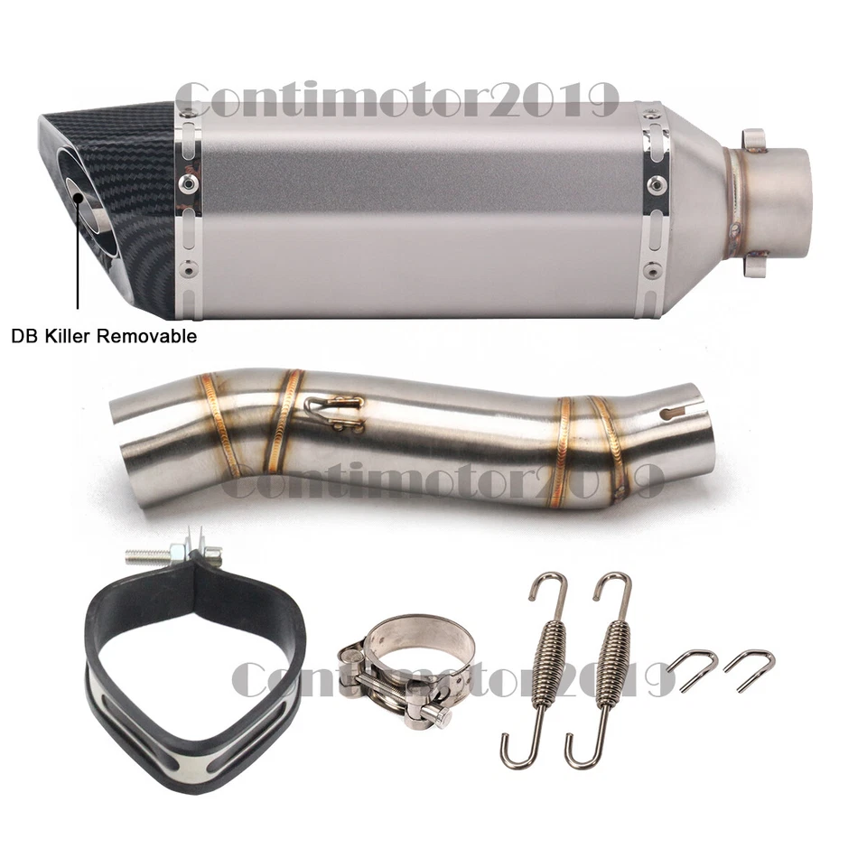 Medio juego tubo silenciador escape para motocicleta Honda CBR300R CB300R CB300F Foto 1 de 4