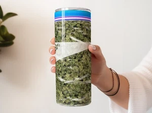Vaso de acero inoxidable de 20 onzas con tapa, vaso fresco, excelente calidad - Imagen 1 de 5