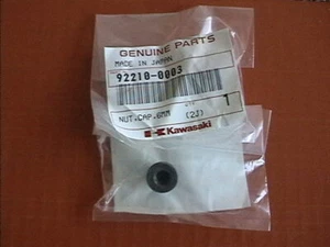 GENUINO KAWASAKI 6mm NUCA GORRA NEGRA 92210-0003 EX KLE KLZ VN ZR ZX KRT KRF ++ - Imagen 1 de 2