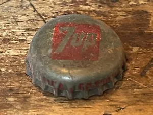 Vintage Greek Cyprus 7up Rolandis Louca Soda Cork Bottle Cap 1960s - Picture 1 of 4