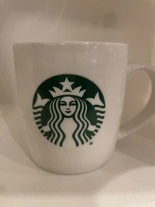 Starbucks Coffee Mug Cup White Swirl Green Mermaid Logo 12 oz 2020 - Picture 1 of 3