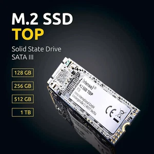 Intenso M.2 SSD M.Pc Mac interno SATA III Top , 512 GB, 520Mb/s Nuovo - Afbeelding 1 van 4