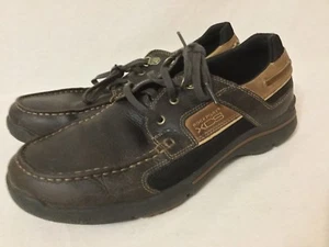 Rockport XCS schwarz Leder Bootsschuh Herren Größe 8M - Bild 1 von 11