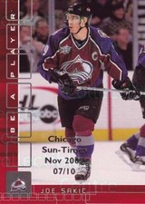2001-02 BAP Memorabilia Chicago Sun Times Ruby #149 Joe Sakic