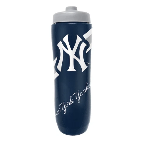 New York Yankees Squeezy Water Bottle, MLB Licensed BPA Free Cover