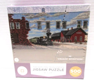 Rompecabezas Missouri Star Quilt Co Hamilton estación de tren 500 piezas NUEVO sellado - Imagen 1 de 4