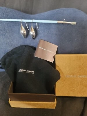 Серьги-крючки из стерлингового серебра 925 пробы Michael Dawkins - Изображение 1 из 4