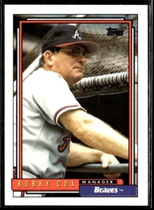 1992 Topps Baseball Card Bobby Cox Atlanta Braves #489 - Picture 1 of 2