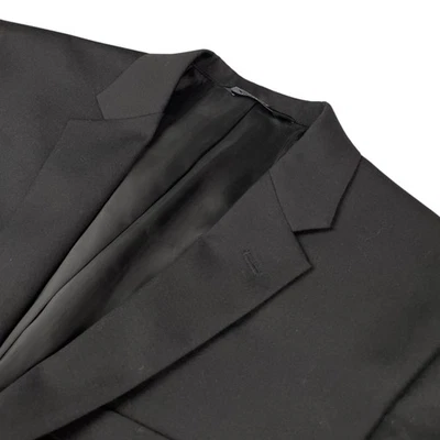 Jos A Bank Men’s Traveler 100% Wool 2-Button Slim Fit Blazer Black • 41L - Image 1 of 4