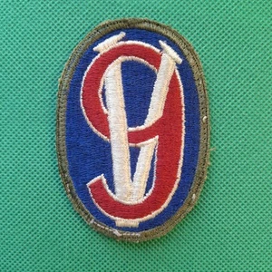 Ejército de los Estados Unidos Segunda Guerra Mundial 95ª División de Infantería, Parche Frontera Verde - Imagen 1 de 7