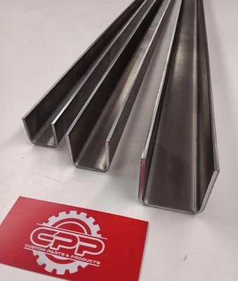 Steel Channel section 40mm x 40mm x 40mm 30mm x 30 25mm x 25 3mm Thick - Image 1 of 4