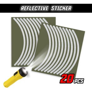 17 inch Rim Stickers Reflective Set For Suzuki GSXR125 17 18 19 20 - Picture 1 of 6