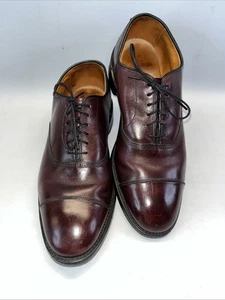 Allen Edmonds Park Avenue Cap-Toe Oxford-Schuhe Ochsenblut Herren Gr. 7 E 5875 elegante Schuhe - Bild 1 von 9