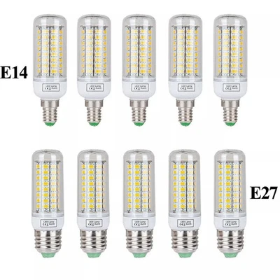 LED Glühbirne Birne E27 E14 Mais Licht Leuchtmittel Warm/Kalt Weiß 5730 SMD - Bild 1 von 4