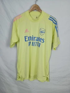 Adidas Arsenal Yellow Soccer Jersey Size Medium Aeroready - Picture 1 of 10