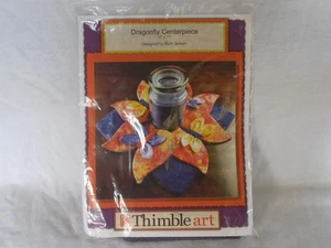 Fingerhut Kunst Libelle Herzstück 17” x 17” Quilt Bastelset Deckchen Handarbeit - Bild 1 von 8