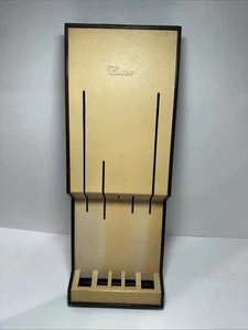 Vintage Cutco Knife Holder 5 Slot for Drawer or Hanging F1744 17" x 6 1/4" - Picture 1 of 7