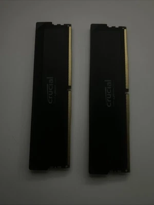 Crucial DDR5 pro 32GB (2x16GB) RAM DDR5 6000MHz CP2K16G60C36U5B - Image 1 of 3