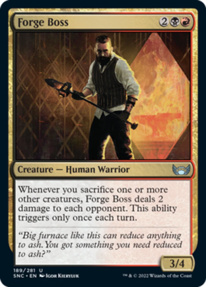 x1 Forge Boss - Streets of New Capenna - NM - MTG - Image 1 of 1