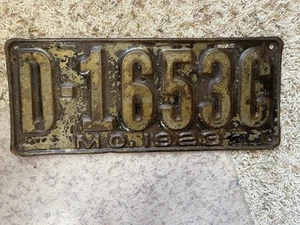 Missouri 1923 Dealer License Plate Auto Tag MO Antique - Picture 1 of 4