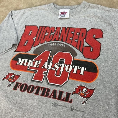 Camiseta De Colección Tampa Bay Buccaneers Mike Alstott #40 NFL Fútbol 2000 Y2K Talla L Foto 1 de 4