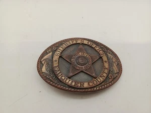 Fauquier County Virginia Sheriff Dept Buckle 1990 Creative Casting Belt Buckle - Picture 1 of 6