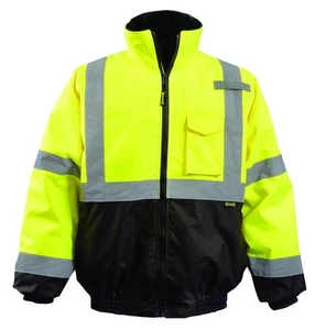 OccuNomix LUX-350-JB-BYL High Visibility 2-in-1 Quilted Black Bottom Bomber J... - Bild 1 von 3