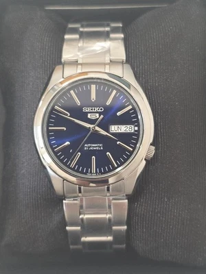 Seiko 5 Sports Blue Men's Watch - SNKL43K1 - Image 1 of 4