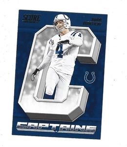 2018 Score Captains #9 Adam Vinatieri  COLTS - Picture 1 of 1