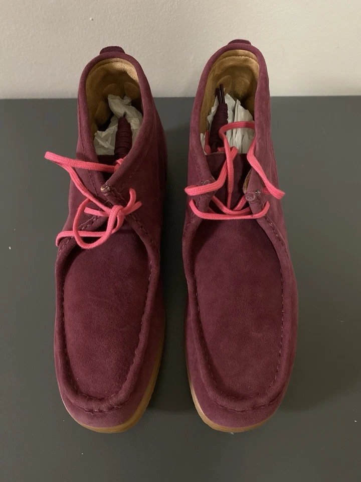 Botas Chukka Hush Puppies Para Hombres Bridgeport Rojo Vino Gamuza Talla 13 EE. UU. NUEVAS SIN ETIQUETAS Foto 1 de 4