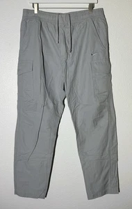 Nike Utility Cargo Pants Men’s XL Grey Unlined Drawstring Everyday DD5207-077 - Picture 1 of 7
