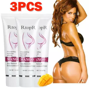 3Pack Big Butt Cream Get Thick Butt Enlargement Booty Enhancement Hips Lifting - Picture 1 of 16
