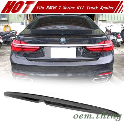 750Li 740i 2022 apto para BMW Serie 7 G11 G12 alerón de maletero tipo DTO fibra de carbono Foto 1 de 4