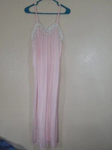 Camicia da notte vintage anni '70 Lingerie Lady Cameo rosa taglia media - Foto 1 di 7