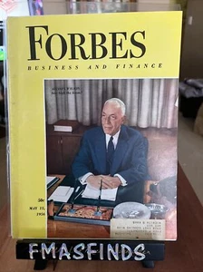 May 15 1956 FORBES ALCOA’S WILSON Business & Finance Magazine - Picture 1 of 2