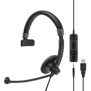 Sennheiser SC 45 Mono UC Headset w/USB & 3.5mm Jack - Microsoft Optimized 507083 - Picture 1 of 4