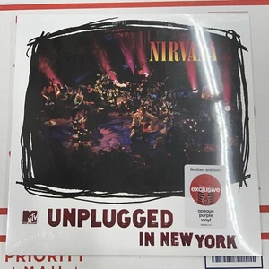 Nirvana MTV Unplugged in New York Vinyl Opaque Purple Limited Edition New Sealed - Picture 1 of 2