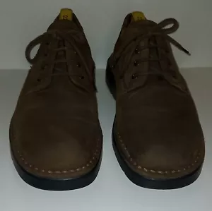 CLARKS SCARPE STRINGATE UOMO CAMOSCIO MARRONE UK 71/2 EU 411/2 - Foto 1 di 7