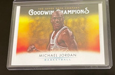 RARE 2021 UPPER DECK GOODWIN CHAMPIONS MICHAEL JORDAN GOAT BLANK BACK #61 CARD!