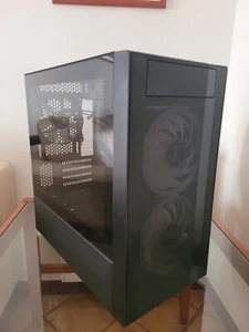 Cooler Master MasterBox NR400 mATX Case ODD + 2x140mm Aerocool Duo ARGB - Foto 1 di 10