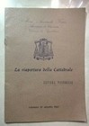 LA RIAPERTURA DELLA CATTEDRALE CATANZARO SQUILLACE 1960 LETTERA PASTORALE FARES