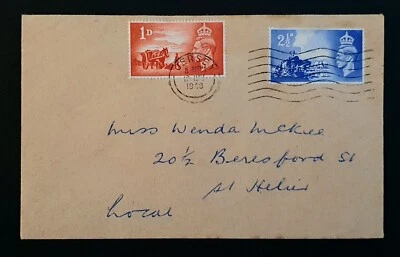 GB GREAT BRITAIN STAMPS KGVI CHANNEL ISLANDS LIBERATION 1948 FIRST DAY COVER - Image 1 of 3
